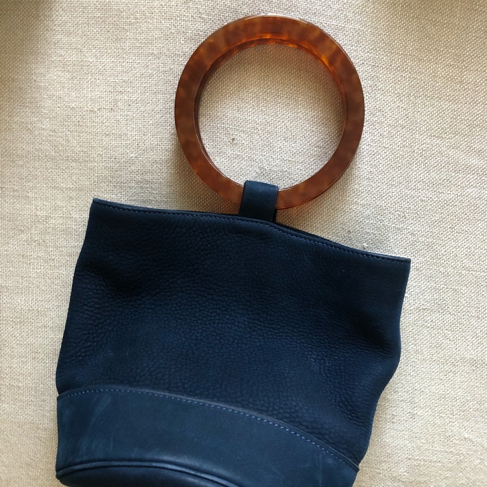 Simon Miller 20cm Bucket Bag in Smoke Blue